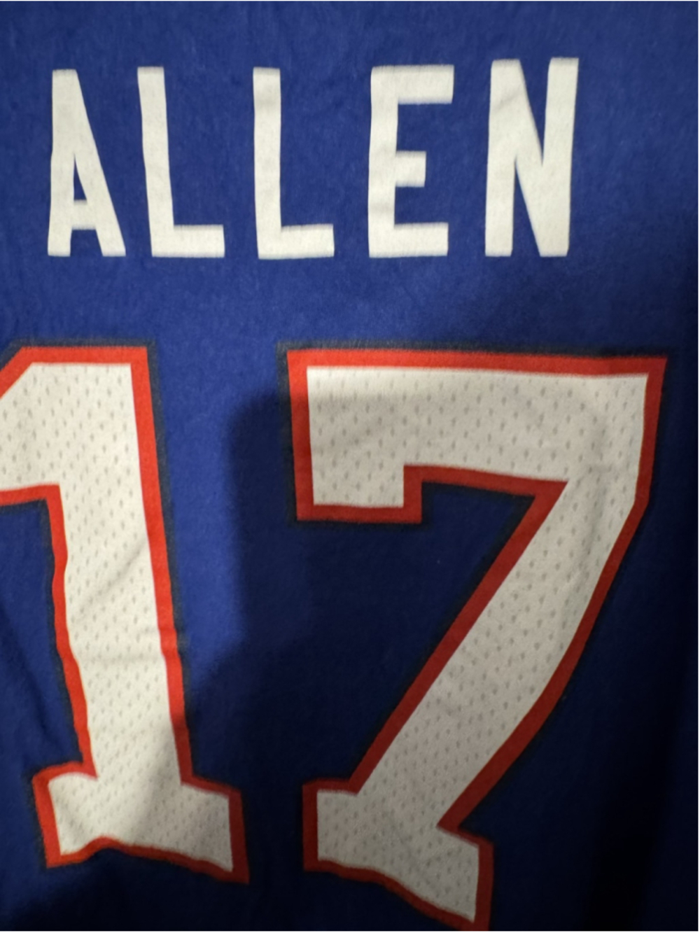 Buffalo Bills Josh Allen #17 Blue Fanatics T-Shirt Men Size 3XL - Picture 6 of 17